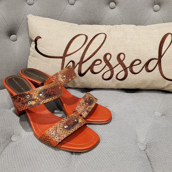 ANTONIO MELANI Shoes - Antonio Melani Silva Snakeskin Heels size 7.5